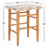 Kazbah Backless Leather Counter Stool-236794380
