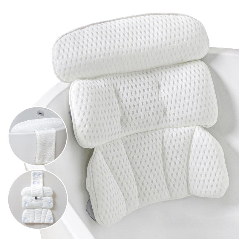 Oreillers de baignoire de luxe, Blanc
