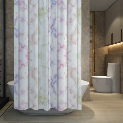 Rideau de douche simple abstrait