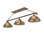 Fleur-de-lis 3 - Light Oil Rubbed Bronze Pool Table Lights Pendant
