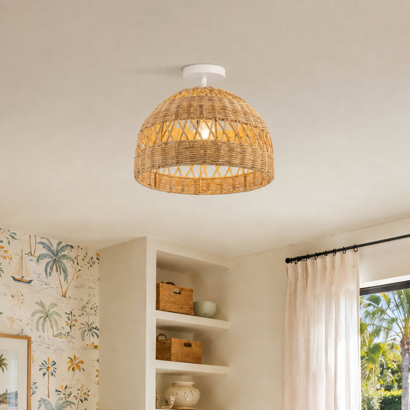 Plafonnier Radiant, White Flush Mount