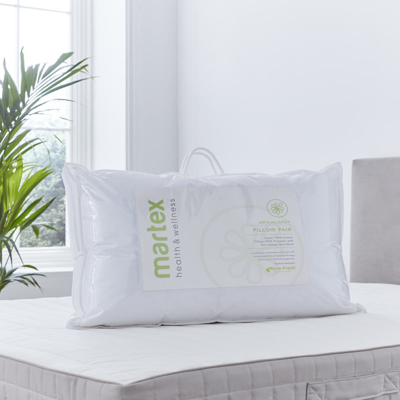 Health and Wellness Polyester L48 x W74cm Medium Support Pillow