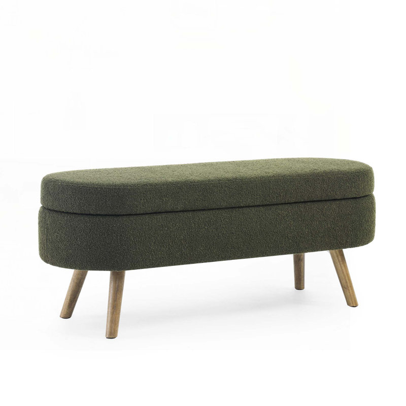 Repose-pieds avec rangement Faringdon, Vert