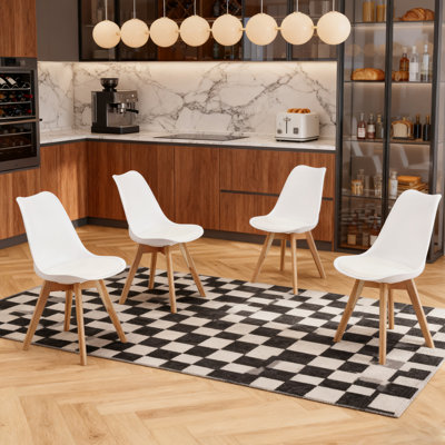 4 Piece Dining Chair Set