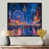 Cadre flottant noir