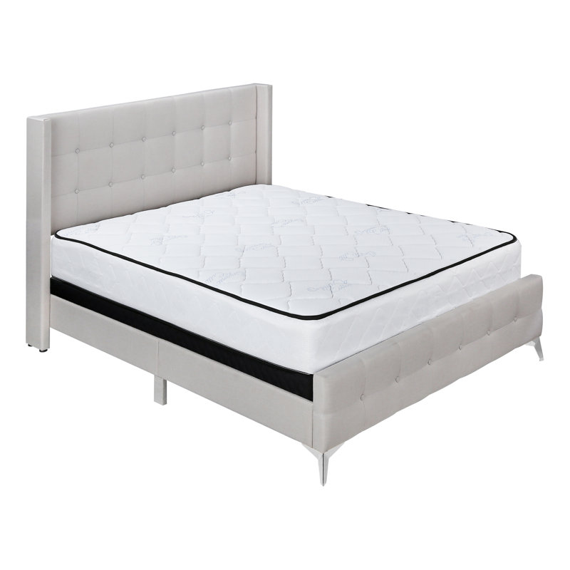 Briget Upholstered Wingback Bed