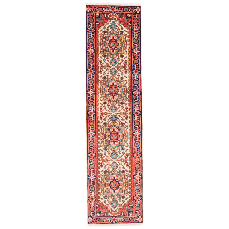 Tapis de couloir unique en laine noué à la main de style nouvel âge 2 pi 7 po x 10 pi Teona