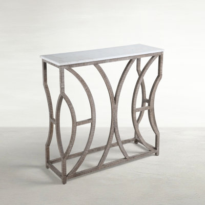 Gabby Helen Console Table In White