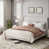 Chenille blanc ivoire