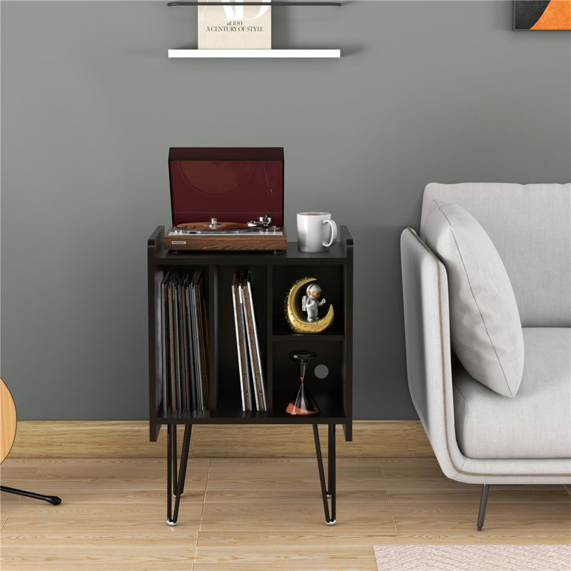 Support audio Gorgia avec tablettes ouvertes