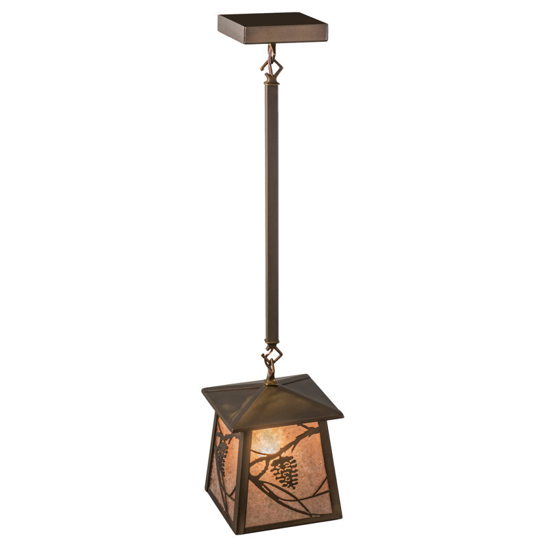 Rustic Lodge 1 - Light Pendant, Silver