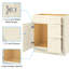 30 po L 21 po x P 34,5 po, armoire de contreplaqué blanc antique pour meuble-lavabo de salle de bain avec porte droite, modules de construction-922682518