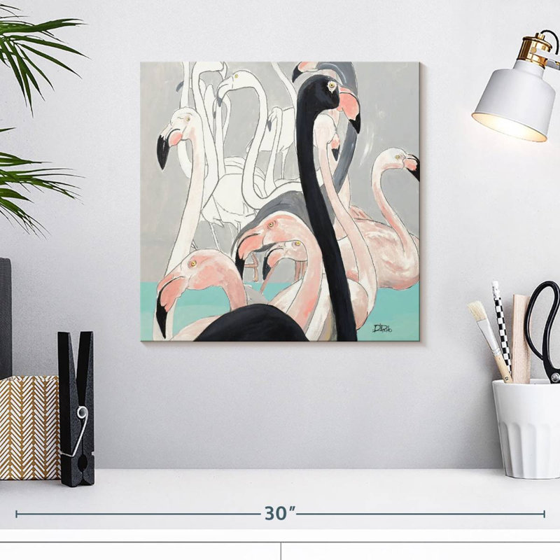 Flamant I, H 16 po x l 16 po