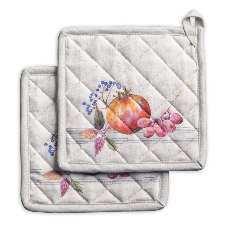 Maison D' Hermine Cotton Potholder Set