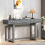 Console en bois avec trois tiroirs-118318139
