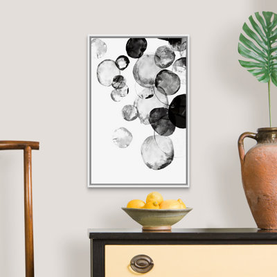 Black Rings II - Painting Print on Canvas