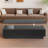 Modern Rectangular Coffee Table With Led Lights, 2 Drawers And Open Storage Shelf-769219624