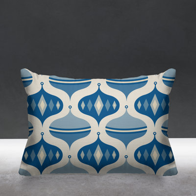 Outdoor Reversible Throw Pillow