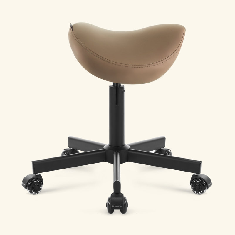 Tabouret à selle ergonomique réglable Latitude Run®, Sans repose-pieds, Tanné