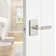 Levanto Privacy Rosette, Staight Knurled Grip