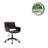 Wallach Faux Leather Mid-Century Office Chair-172137685