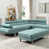 Teal is out of stock selected