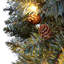 3.94' H Lighted Artificial Pine Christmas Tree