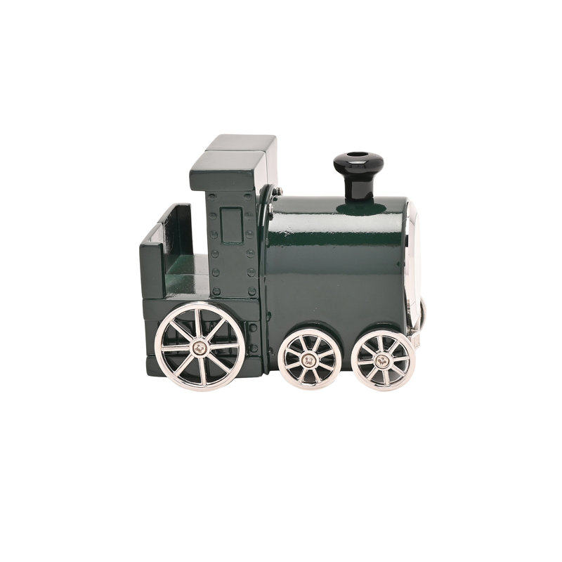 Miniature Clock Green Steam Train