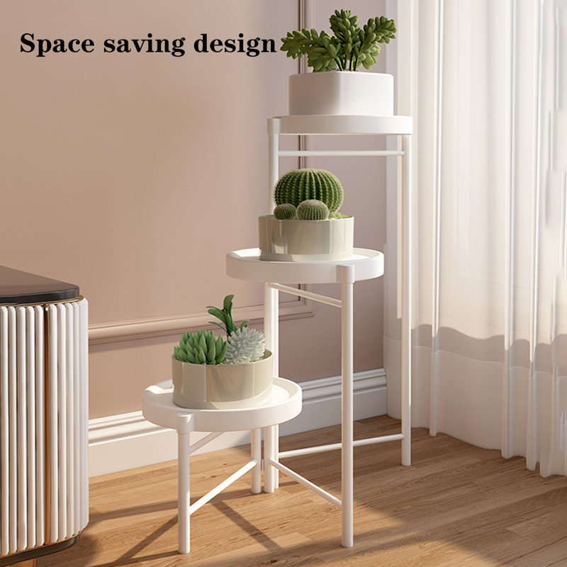 Tahitha Plant Stand, White