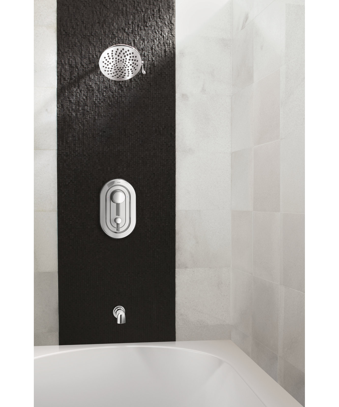 Align Posi-Temp 3-Function Transfer Valve Trim, Chrome