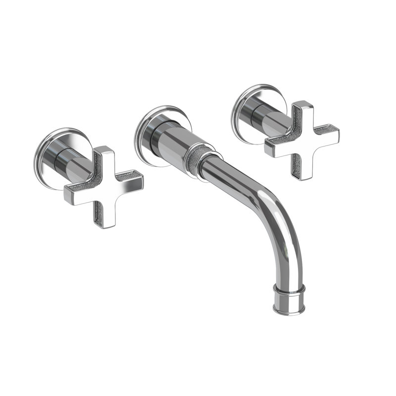 Wall Mount Lavatory Faucet, Polished Chrome