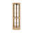 Graceful Lighted Curio Cabinet For Living Room, Showcasing Treasures-351097680