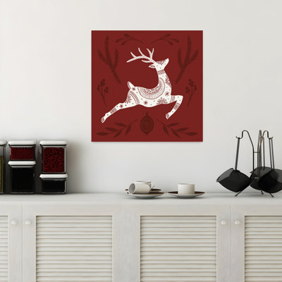 Forme contemporaine des Fêtes III avec art de Noël crème