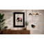 Elephant with Pink Load Minimalist - Framed Print-2057251317-2057251318