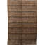 Gabbeh Striped Area Rug in Brown/Dark Brown