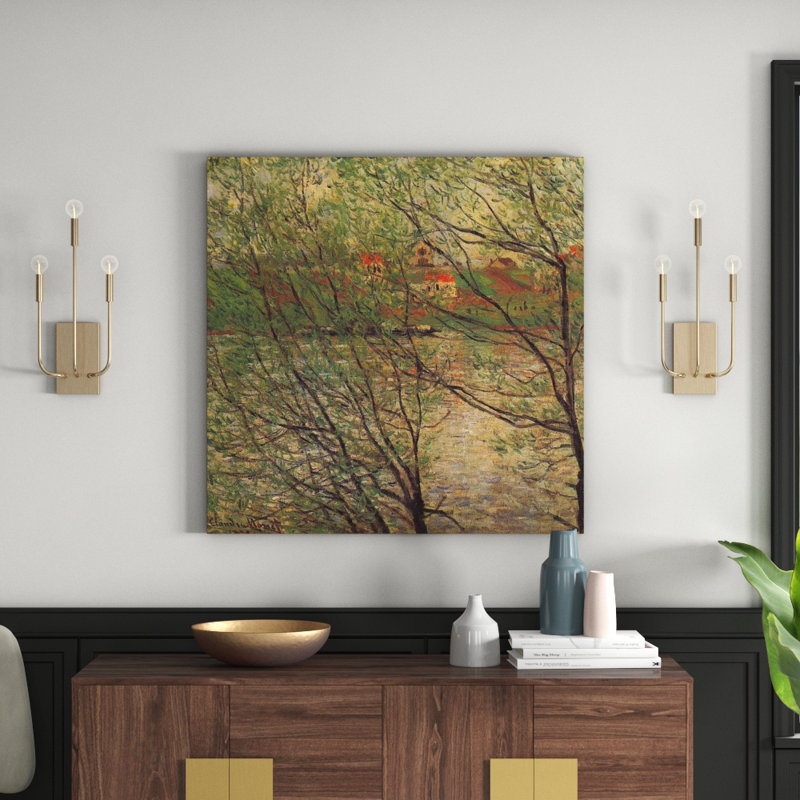 Claude Monet - Wrapped Canvas Painting, 70cm H x 70cm W x 1.8cm D