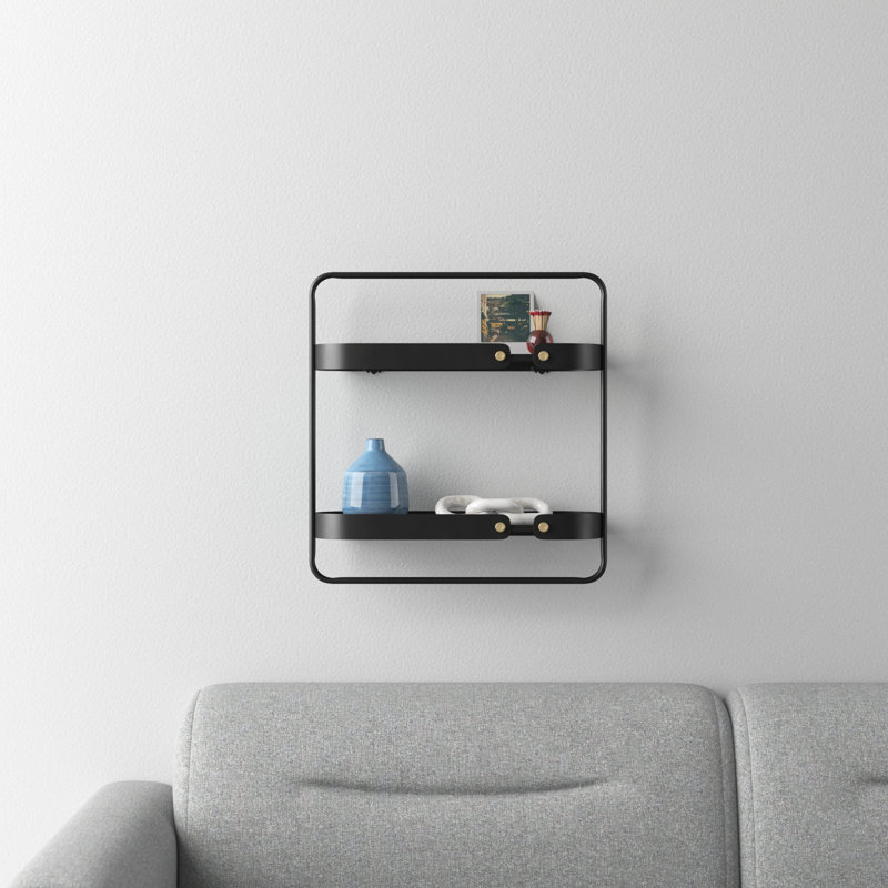 Gibbs Metal Tiered Shelf, 21.4" H x 20.45" W x 5.6" D