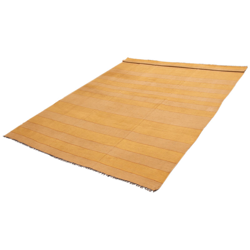 Boho brun clair Kilim 9 pi 6 po x 13 pi 3 po