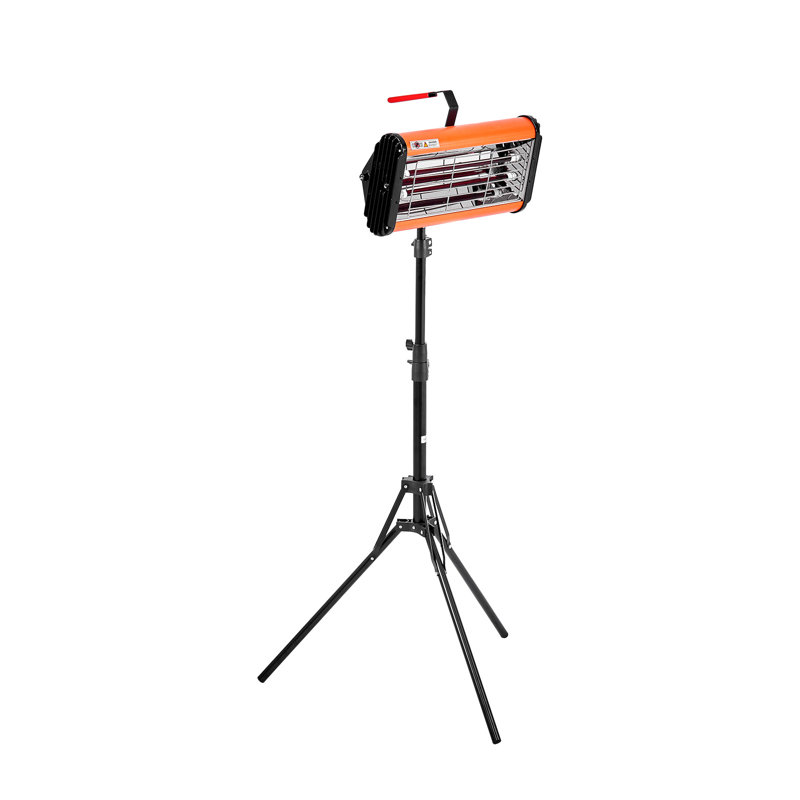 Lampe à polymériser infrarouge VEVOR, portative / à double usage, minuterie 2000 W 0-90 min