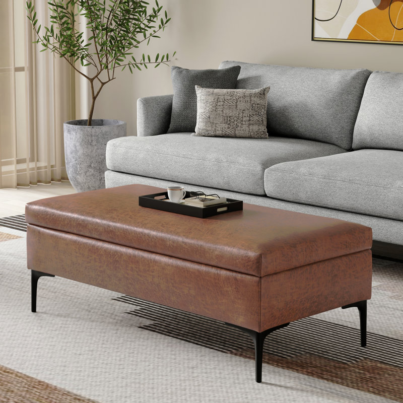 Grande table basse avec repose-pieds Rebecca