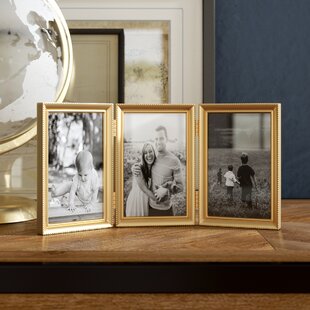 4x6 and 3x5 Natural Finish Albesia Wood Photo Frames - Wood Stripes