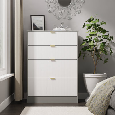 77 cm W Chest of 4 Drawers