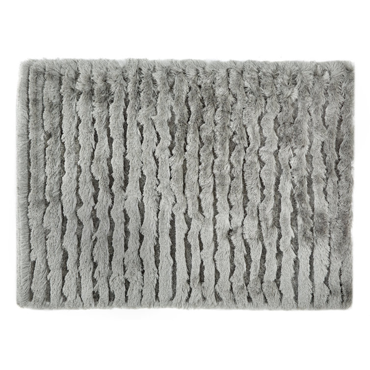 Jewell Machine Woven Silver Indoor Rug
