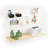 Floating Shelves And Pegboard With Led Lighting Strip