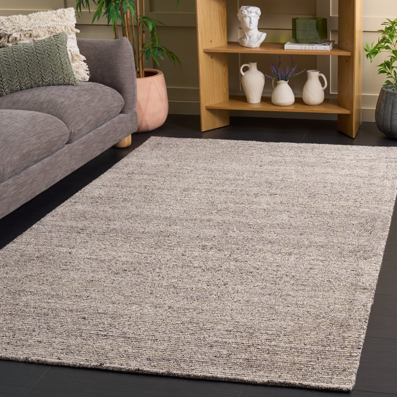 Tapis uni en viscose / laine touffeté à la main Fairlight, Rectangle 5 pi x 8 pi