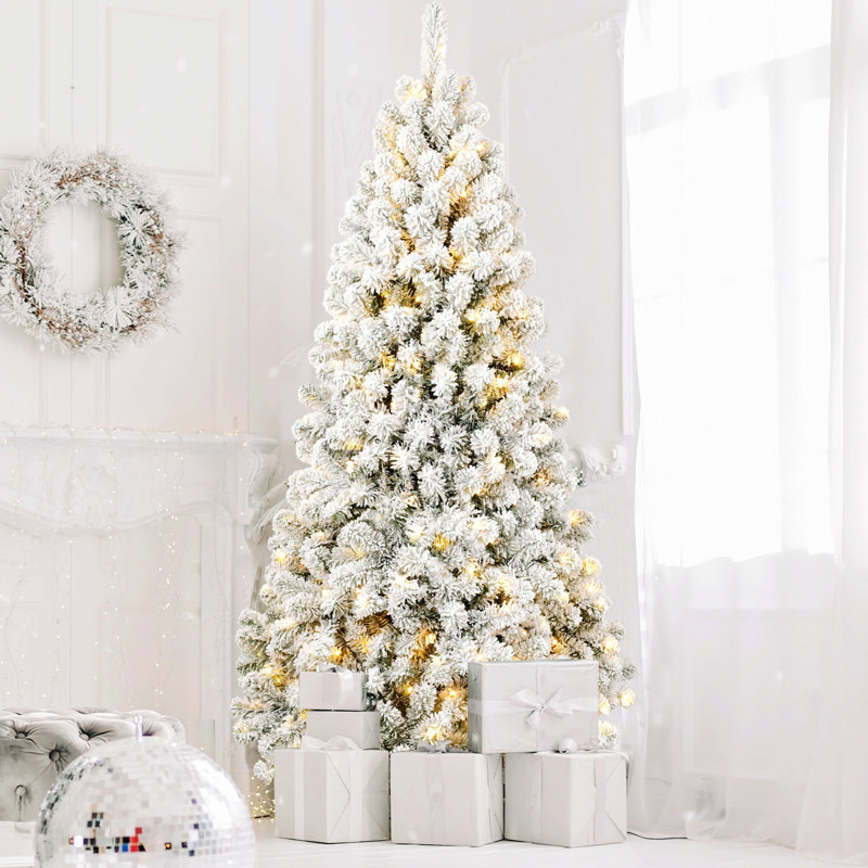 Arbre de Noël en PVC avec lumière, 5'