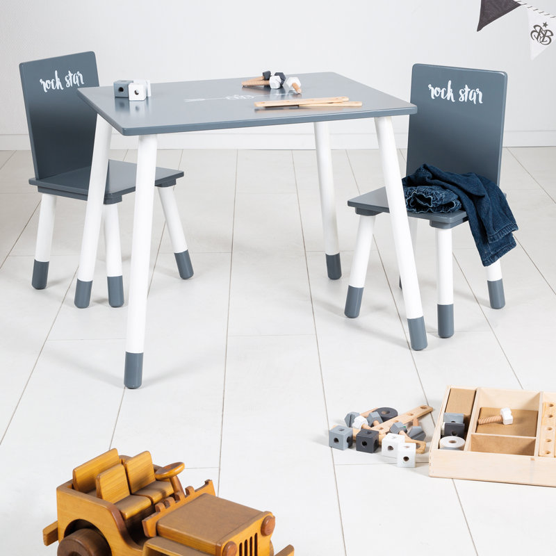 Rock Star Baby 3 Piece Table and Chair Set