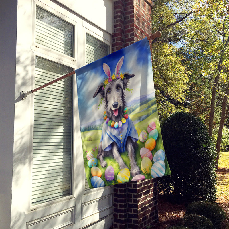Easter Egg Hunt Double Sided 40'' H x 28'' W Polyester Easter House Flag
