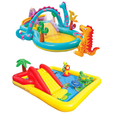 Plastic Novelty Inflatable Pool 44'' H x 90'' W x 131'' L
