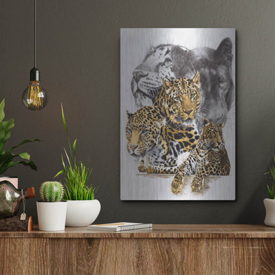 Bungalow Rose «Elusive» par Barbara Keith, art mural en métal, 24 po x 36 po